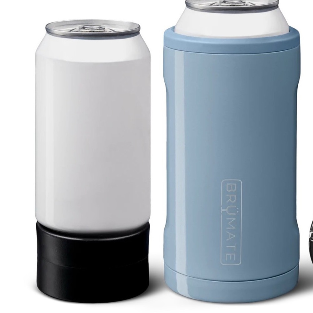 BrüMate Denim (discontinued color) Hopsulator Trio Can Cooler. EUC. no lid.